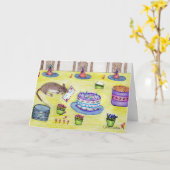 Carte d'anniversaire Molly (Fleur jaune)