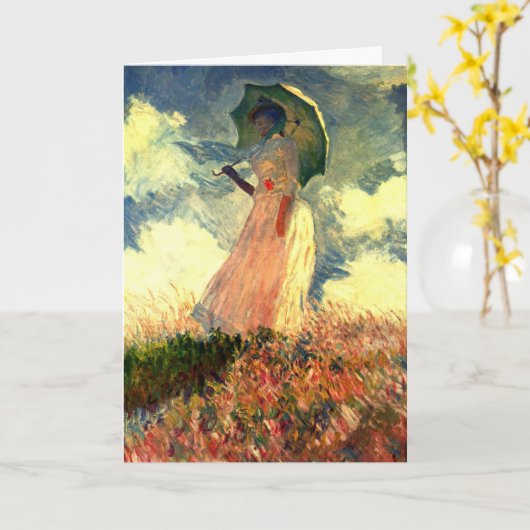 Carte d'anniversaire Monet (Fleur jaune)