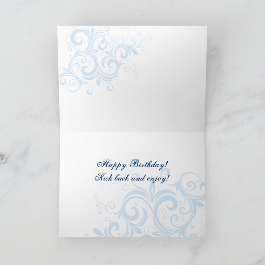 Carte d'anniversaire Monet (Intérieur)