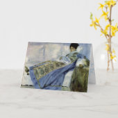 Carte d'anniversaire Monet (Fleur jaune)