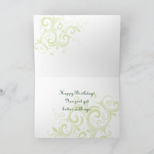 Carte d'anniversaire Monet (Intérieur)