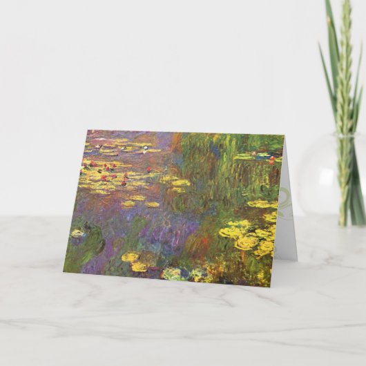 Carte d'anniversaire Monet (Devant)