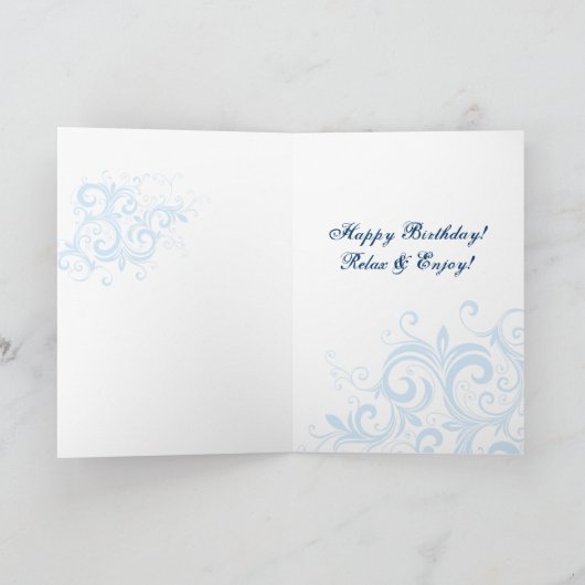 Carte d'anniversaire Monet (Intérieur)