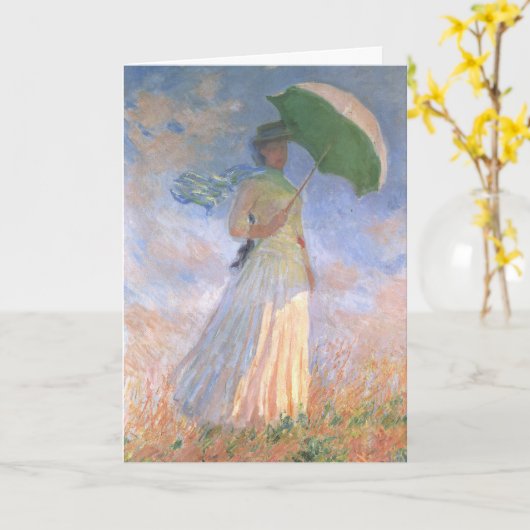 Carte d'anniversaire Monet (Fleur jaune)