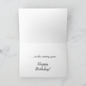 Carte d'anniversaire montante (Intérieur)