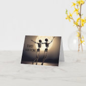 carte d'anniversaire mort (Fleur jaune)