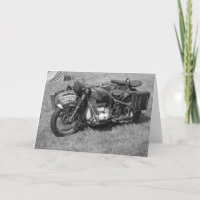 Carte d'anniversaire "Motocyclettes : commencez à