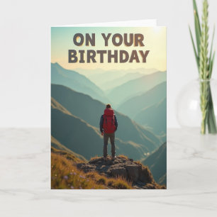 Carte d'anniversaire Mountain Vista