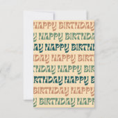 Carte d'anniversaire - Multi (Devant)