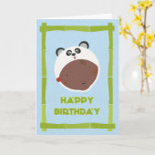 Carte d'anniversaire multiculturelle (Fleur jaune)