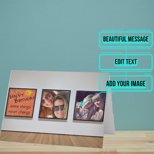 Carte d'anniversaire "Mur de mémoire"