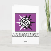 Carte d'anniversaire murale d'horreur (Dos)