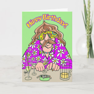 Carte d'anniversaire MÛRE de HIPPIE