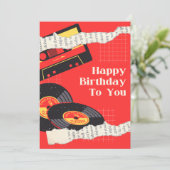 Carte d'anniversaire musicale (Debout devant)