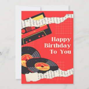 Carte d'anniversaire musicale