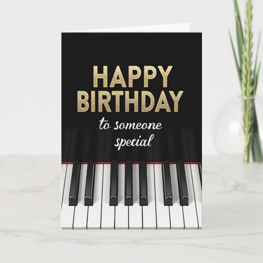 Carte d'anniversaire musicale (Devant)