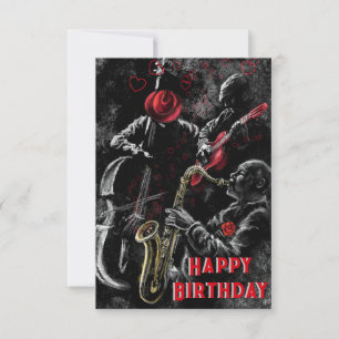 Carte d'anniversaire musicale joyeuse avec Musique