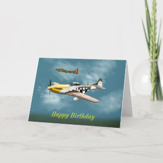 Carte d'anniversaire Mustang