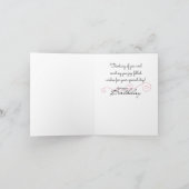 Carte d'anniversaire mystique de roses d'aquarelle (Intérieur)