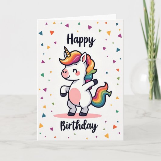 Carte d'anniversaire mythique (Devant)