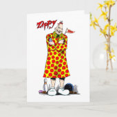 Carte d'anniversaire n° 1 (Fleur jaune)