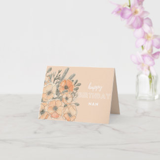 Carte d'anniversaire Nan - Joyeux anniversaire Nan