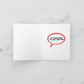 Carte d'anniversaire Narcissus (Intérieur)