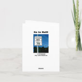 Carte d'anniversaire Narcissus (Dos)