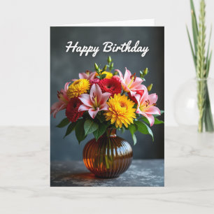 Carte d'anniversaire Nature morte