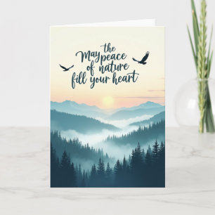 Carte d'anniversaire Natures Peace