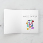 Carte d'anniversaire néerlandais (Intérieur)