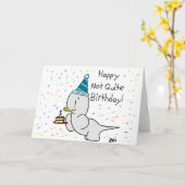 Carte d'anniversaire Nelson pas si simple (Fleur jaune)