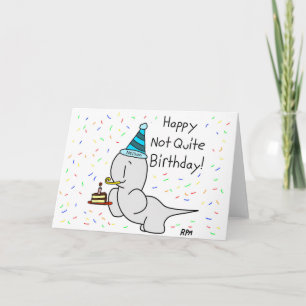 Carte d'anniversaire Nelson pas si simple