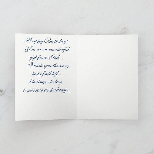 Carte d'anniversaire nièce (Intérieur)