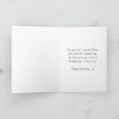 Carte d'anniversaire nièce - Sirène d'Imaginaire - (Intérieur)