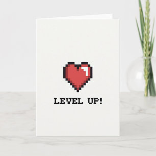 Carte d'anniversaire Niveau Gamer