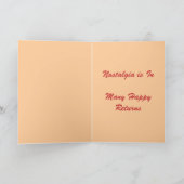 Carte d'anniversaire nostalgique (Intérieur)