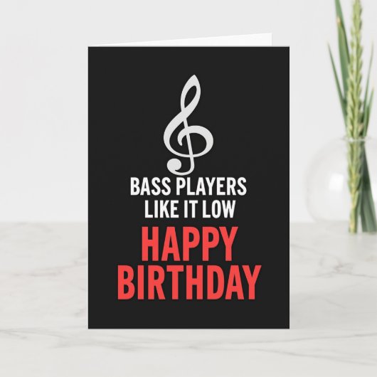 Carte d'anniversaire Note de musique (Devant)