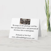 Carte d'anniversaire - Nottingham Goose Fair (Dos)