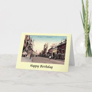 Carte d'anniversaire - Nowswiat, Varsovie, Pologne