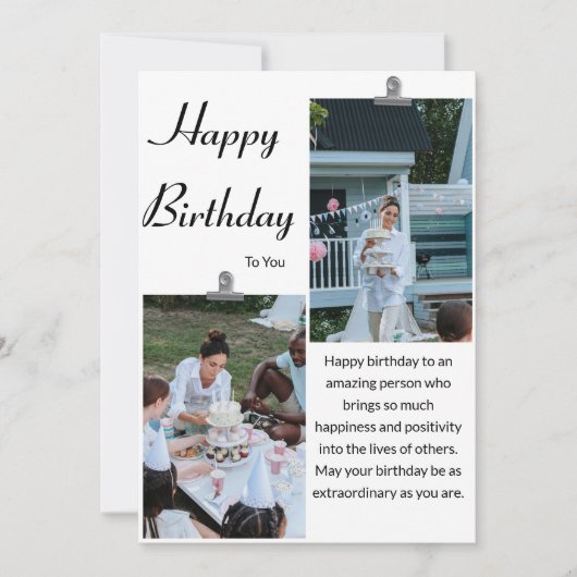 Carte d'anniversaire numérique (Devant)