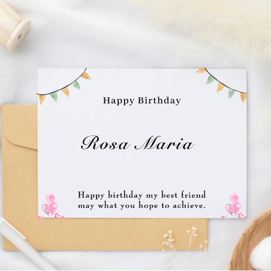 Carte d'anniversaire numérique