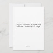 Carte d'anniversaire numérique joyeuse (Dos)