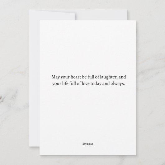 Carte d'anniversaire numérique joyeuse (Dos)