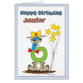 Carte d'anniversaire numéro six (Devant)