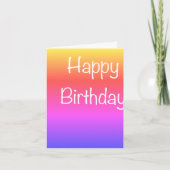 Carte d'anniversaire O.C.D. (Devant)