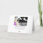 Carte d'anniversaire occidentale de sagesse (Dos)