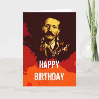 Carte d'anniversaire occidentale de spaghetti