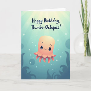 Carte d'anniversaire Océan Joyeux