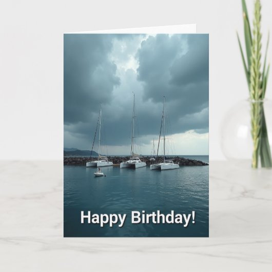 Carte d'anniversaire Ocean Vista (Devant)